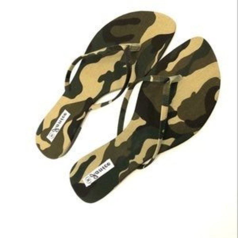 Janice Camo Sandals